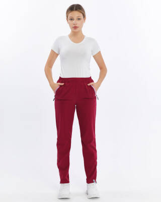 Mapamyumco Quick Dry Kadın Trekking Pantolon-BORDO - 1