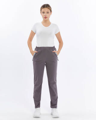 Mapamyumco Quick Dry Kadın Trekking Pantolon-FÜME - 1