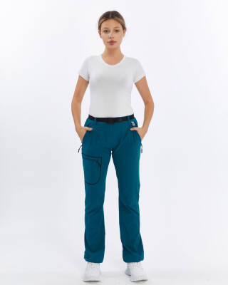Mapamyumco Quick Dry Kadın Trekking Pantolon-MAVİ - 1