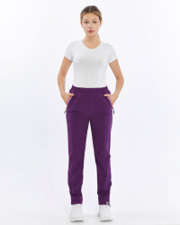 Mapamyumco Quick Dry Kadın Trekking Pantolon-MOR - Mapamyumco