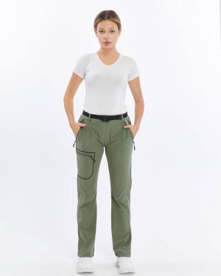Mapamyumco Quick Dry Kadın Trekking Pantolon-YEŞİL - 1