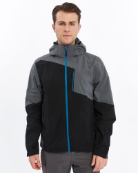 Mapamyumco Windbreaker Erkek Ceket-FÜME-SİYAH - Mapamyumco