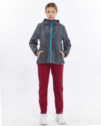 Mapamyumco Windbreaker Kadın Ceket-FÜME - Mapamyumco