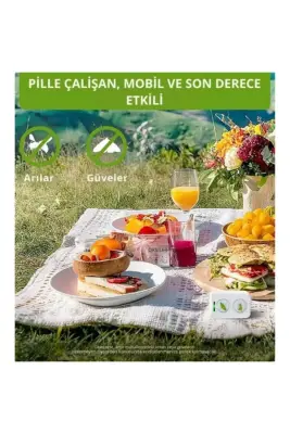 Mobil Ultrasonik Arı & Güve Kovucu – Pilli, 50 m² Alan (İlk Piller Dahil) - 6