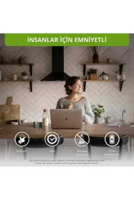 Mobil Ultrasonik Fare Kovucu – Pilli, 40 m² Alan (İlk Piller Dahil) - 6