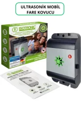 Mobil Ultrasonik Fare Kovucu – Pilli, 40 m² Alan (İlk Piller Dahil) - 8