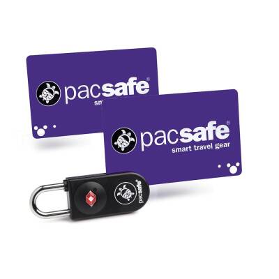 Pacsafe Prosafe 750 TSA Accepted Key-Card Lock Çanta Kilidi-SİYAH - 1