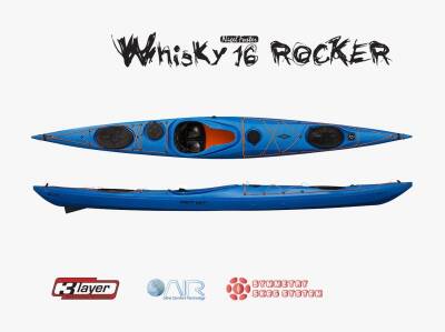 Point65 Whisky 16 Rocker Rudder & Skeg Kano-MAVİ - 3