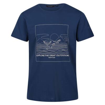 Regatta Cline VII Erkek T-Shirt-MAVİ - 1