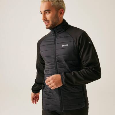 Regatta Clumber IV Hybrid Erkek Ceket-SİYAH - 4