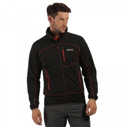 Regatta Diego II Erkek Softshell Ceket-SİYAH - Regatta