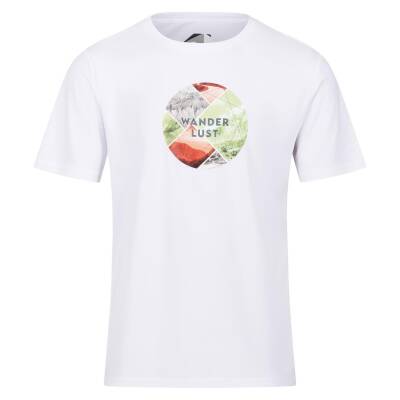 Regatta Fingal Slogan II Erkek T-Shirt-BEYAZ - 1