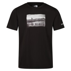 Regatta Fingal Slogan II Erkek T-Shirt-SİYAH - Regatta