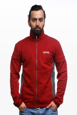 Regatta Highton Zip Fleece Erkek Polar-BORDO - 2