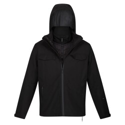 Regatta Shrigley III 3in1 Erkek Mont-SİYAH - Regatta