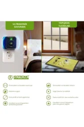 Spider Repellent | Ultrasonik Örümcek ve Böcek Kovucu, Kimyasal Madde İçermez - 4