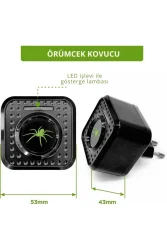 Spider Repellent | Ultrasonik Örümcek ve Böcek Kovucu, Kimyasal Madde İçermez - 1