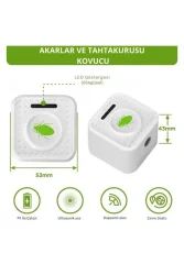 Ultrasonik Akar & Tahtakurusu Koruması – Pilli, 30 m² Alan (İlk Piller Dahil) - 1