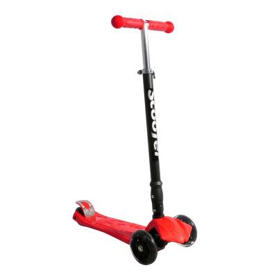 Xslide Işıklı Tekerlekli Scooter-KIRMIZI - 1