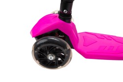 Xslide Işıklı Tekerlekli Scooter-PEMBE - 3