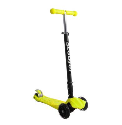 Xslide Işıklı Tekerlekli Scooter-SARI - 1