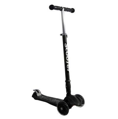 Xslide Işıklı Tekerlekli Scooter-SİYAH - 1